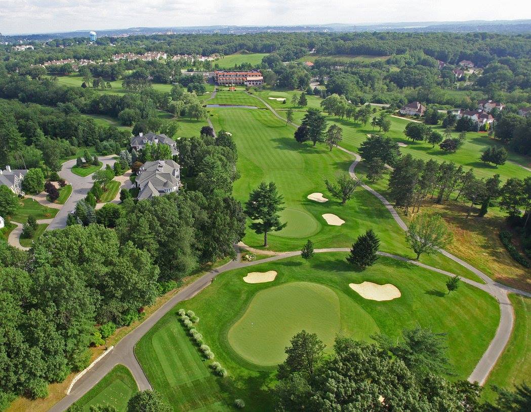 Aerial view of the Andover Country Club