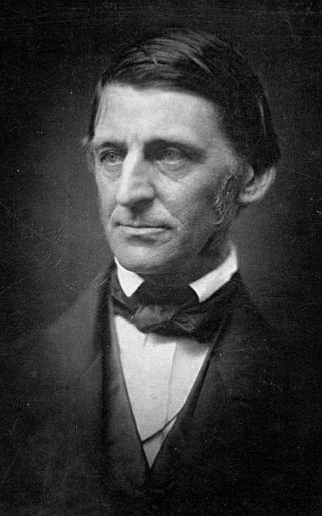 American writer Ralph Waldo Emerson in 1857.