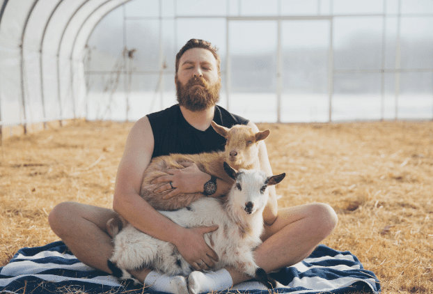 Goat Yoga at Good Pickin’ Farm