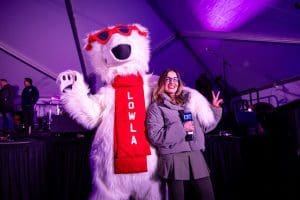 Henry the Polar Bear at Lowell Winterfest