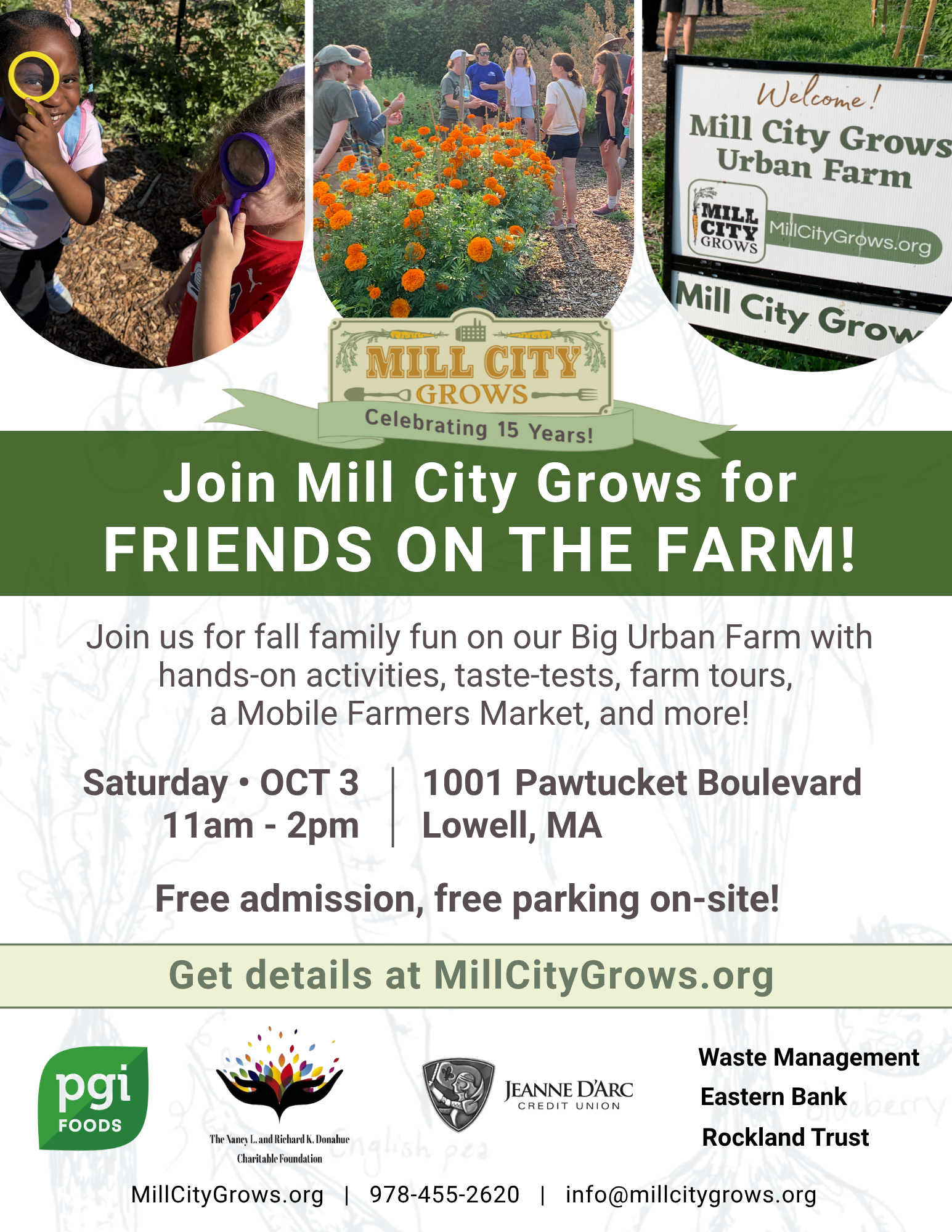 Mill City Grows “Friends on the Farm” Family Event