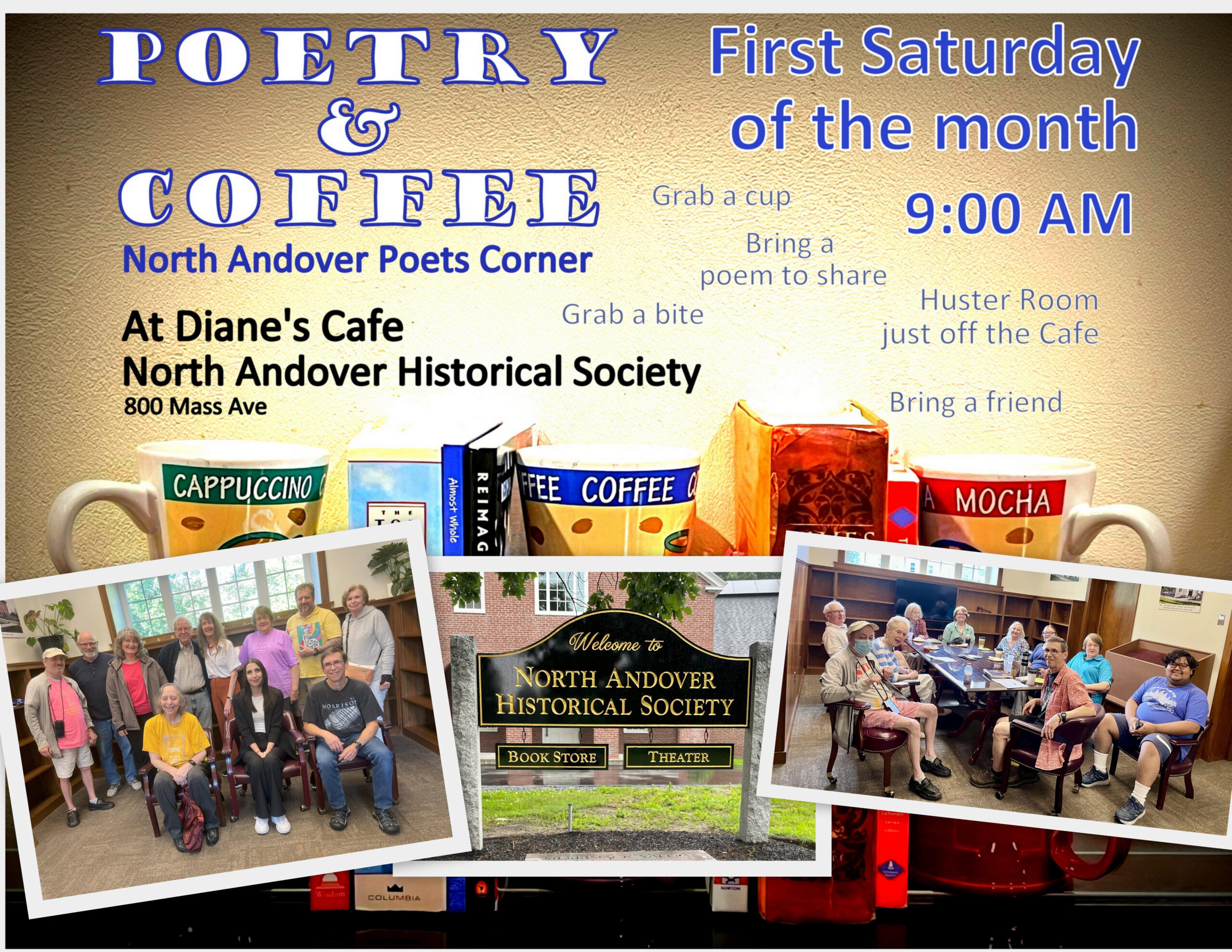 Poetry & Coffee — North Andover Poets Corner