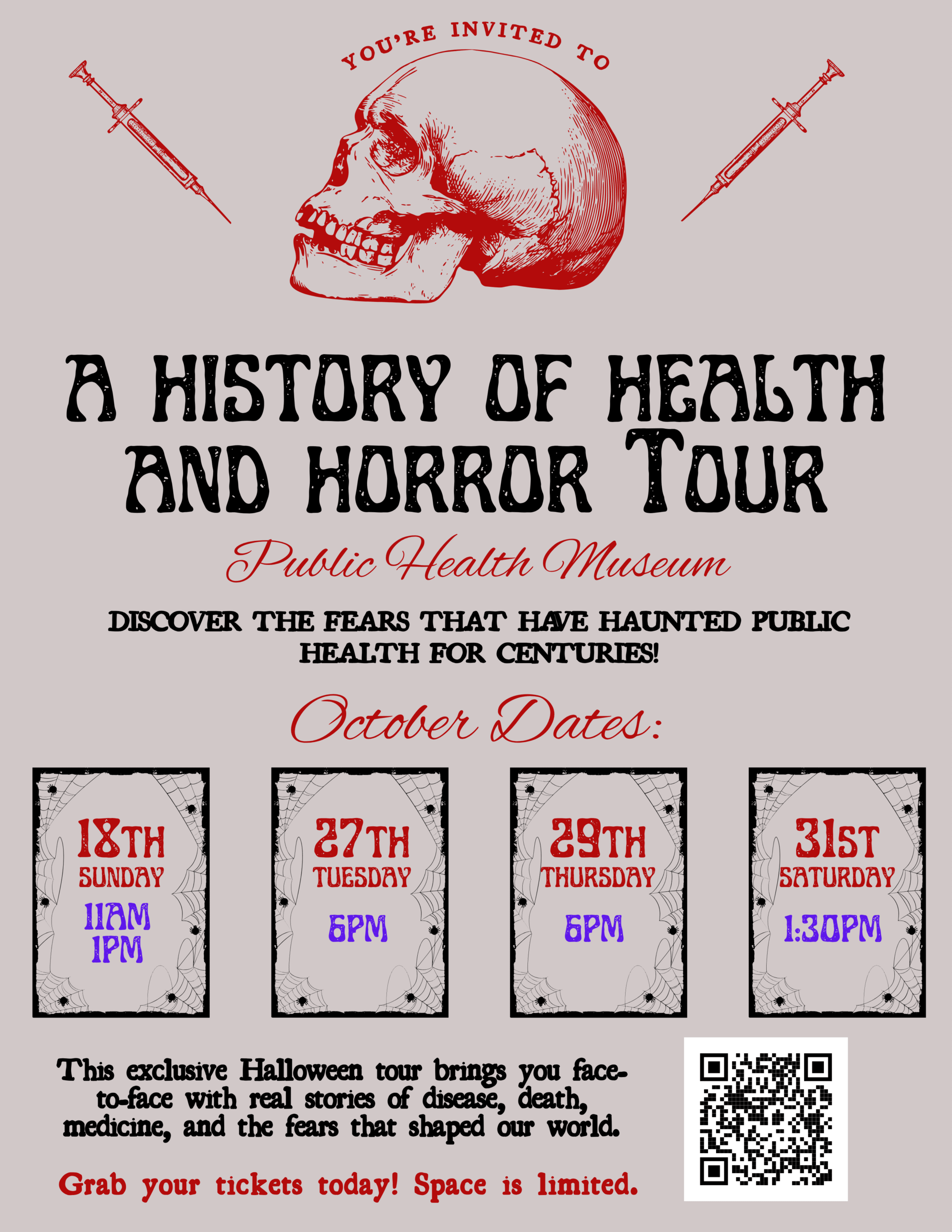 A History of Health and Horror Tour