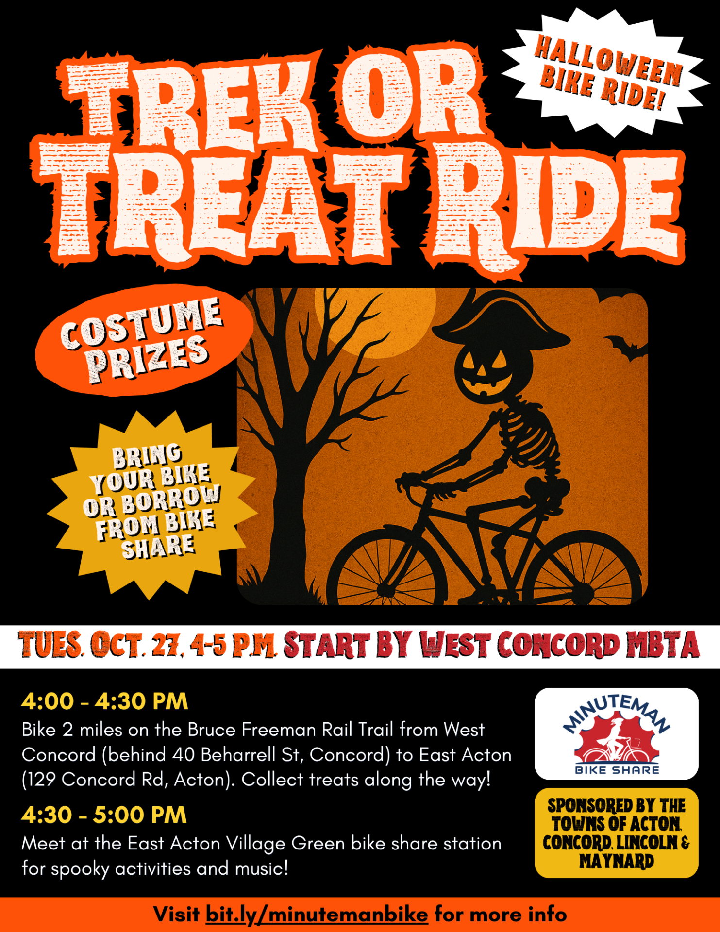 Trek or Treat Ride